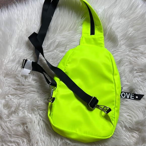 Neon Green Duo Sling Bag Classic - Picture 2 of 5